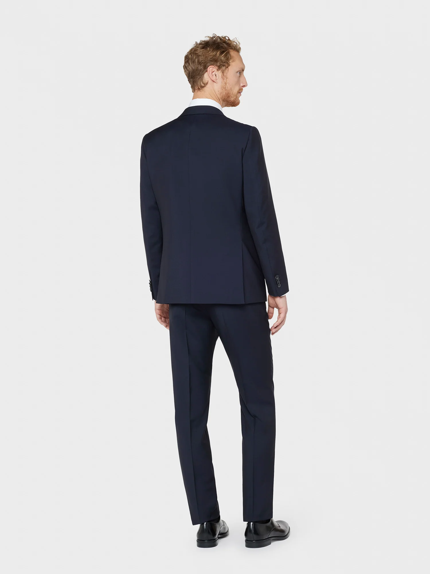 Abito Norma in lana-mohair blu notte - Image 3
