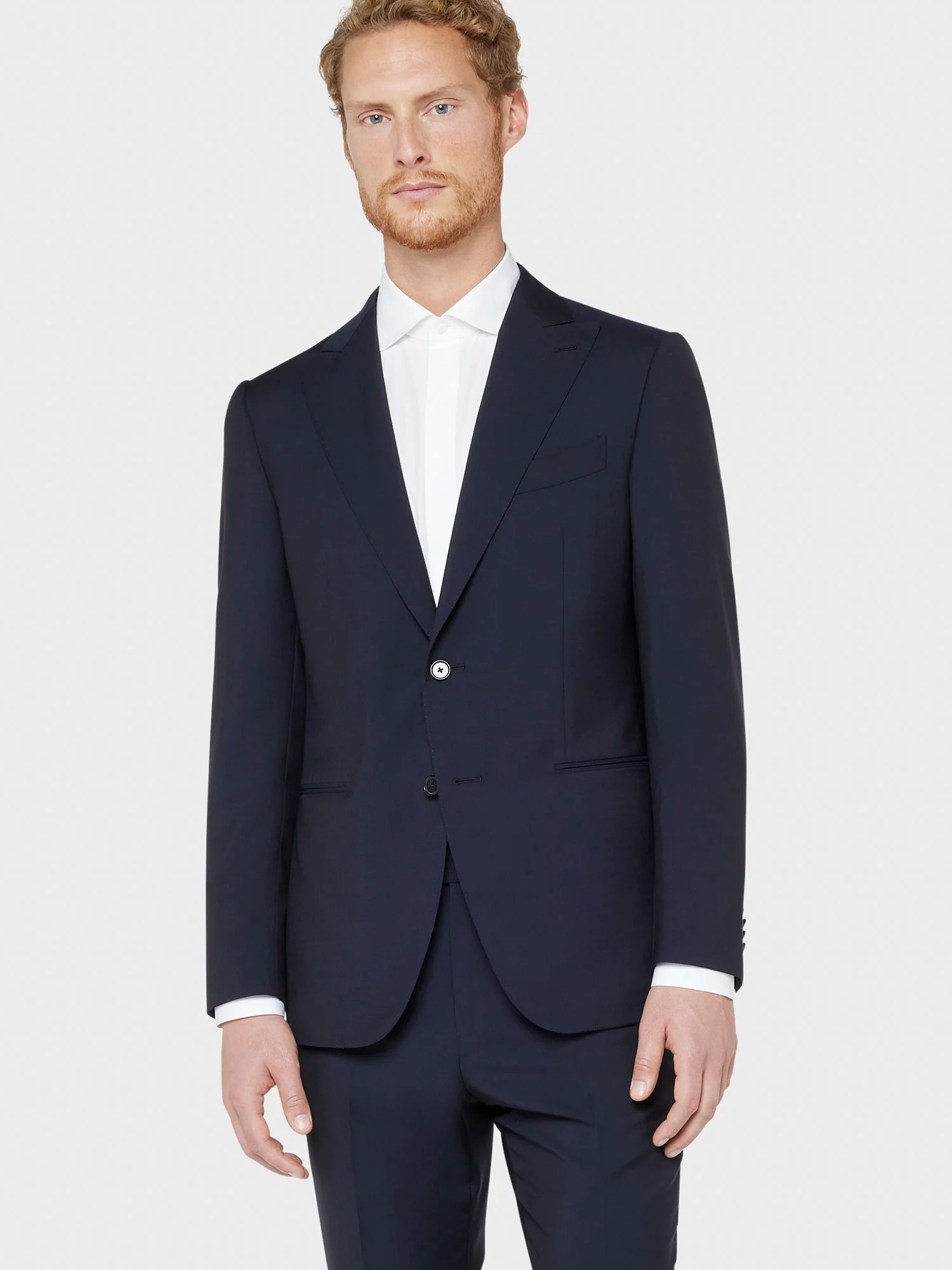 Abito Norma in lana-mohair blu notte - Image 4