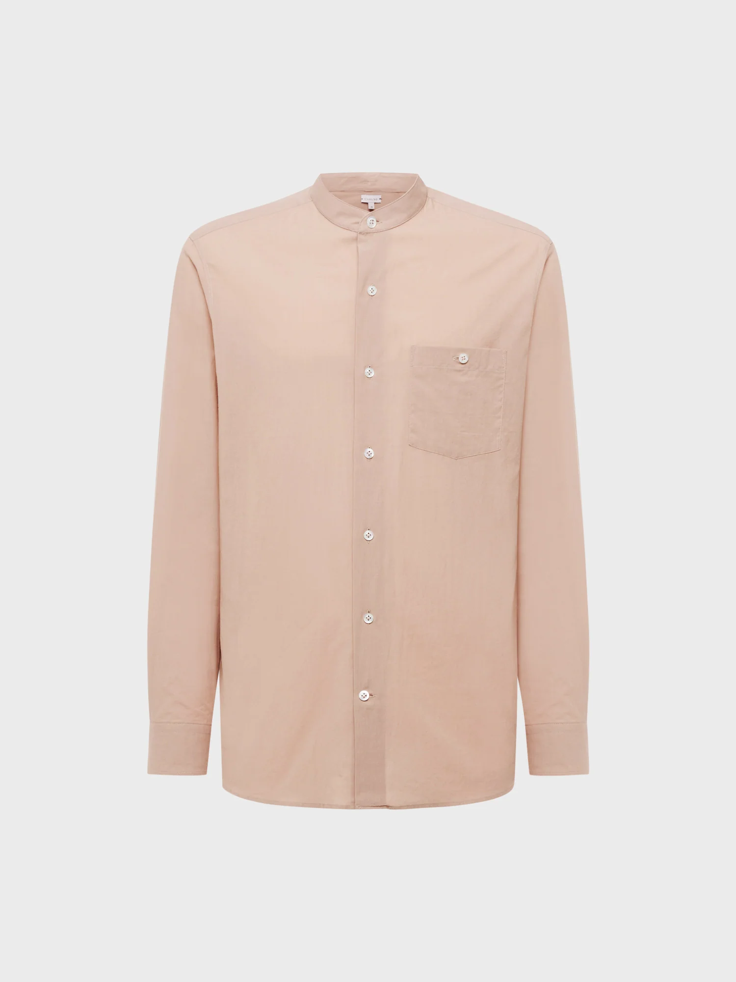 Camicia Coreana in cotone rosa antico - Image 2