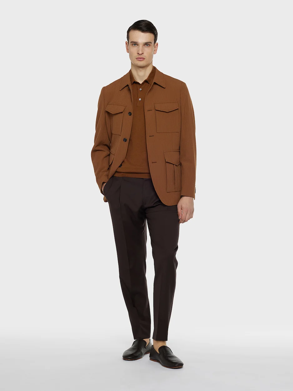 Pantalone Rigoletto in lana zeelander marrone - Image 5