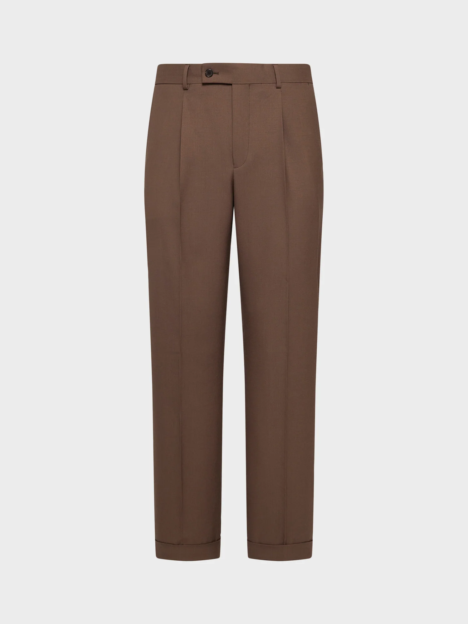 Pantalone in lana marrone - Image 2