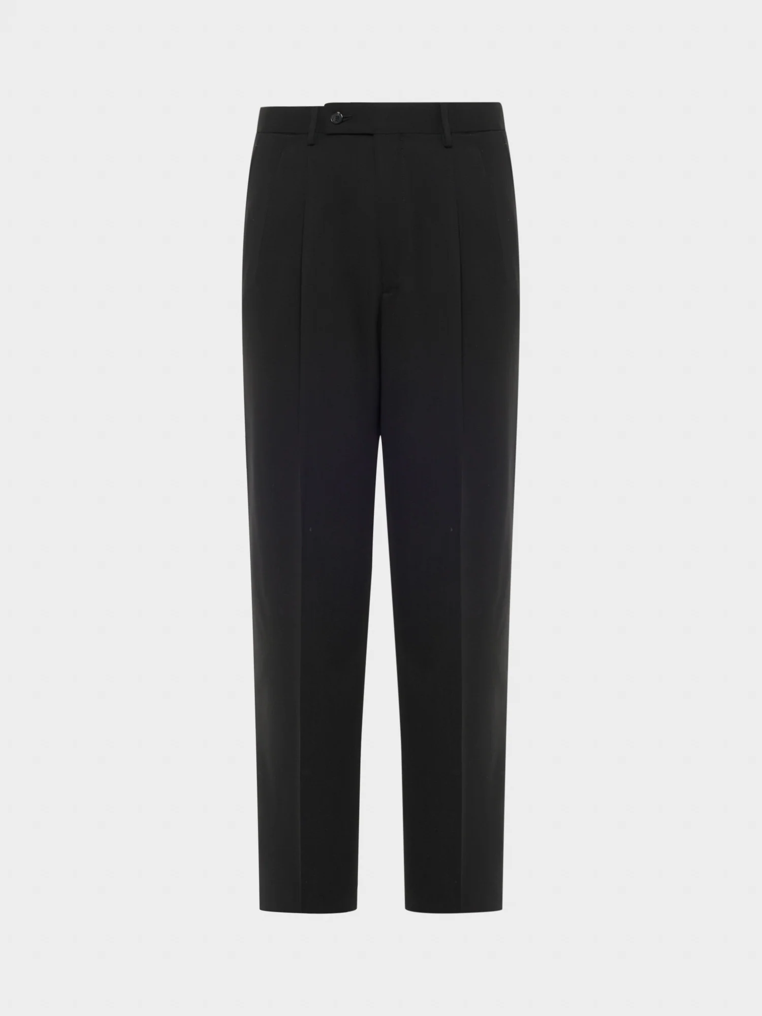 Pantalone in tropical di lana nero "Houdini" - Image 2