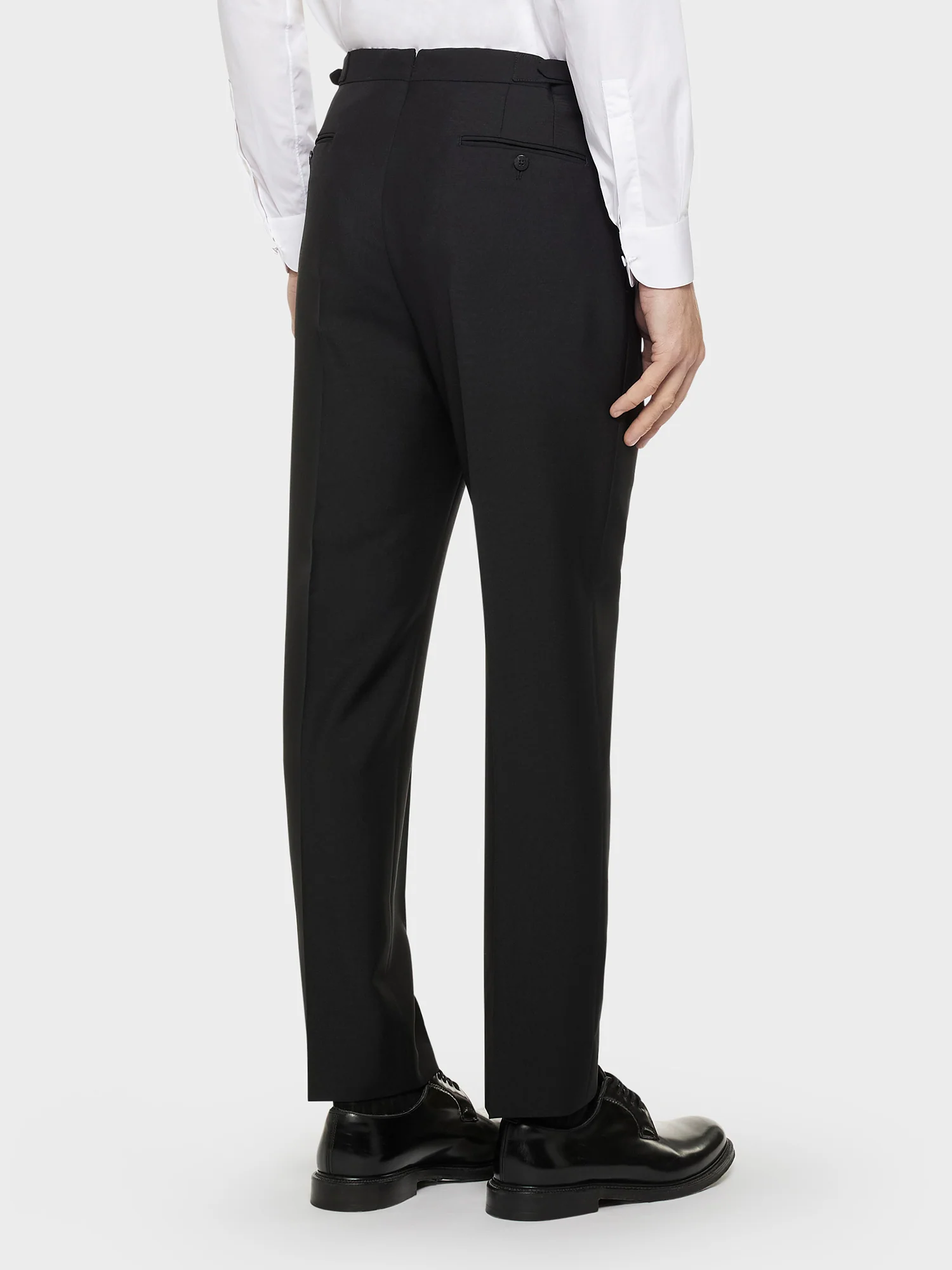 Pantalone in lana e mohair nero - Image 4